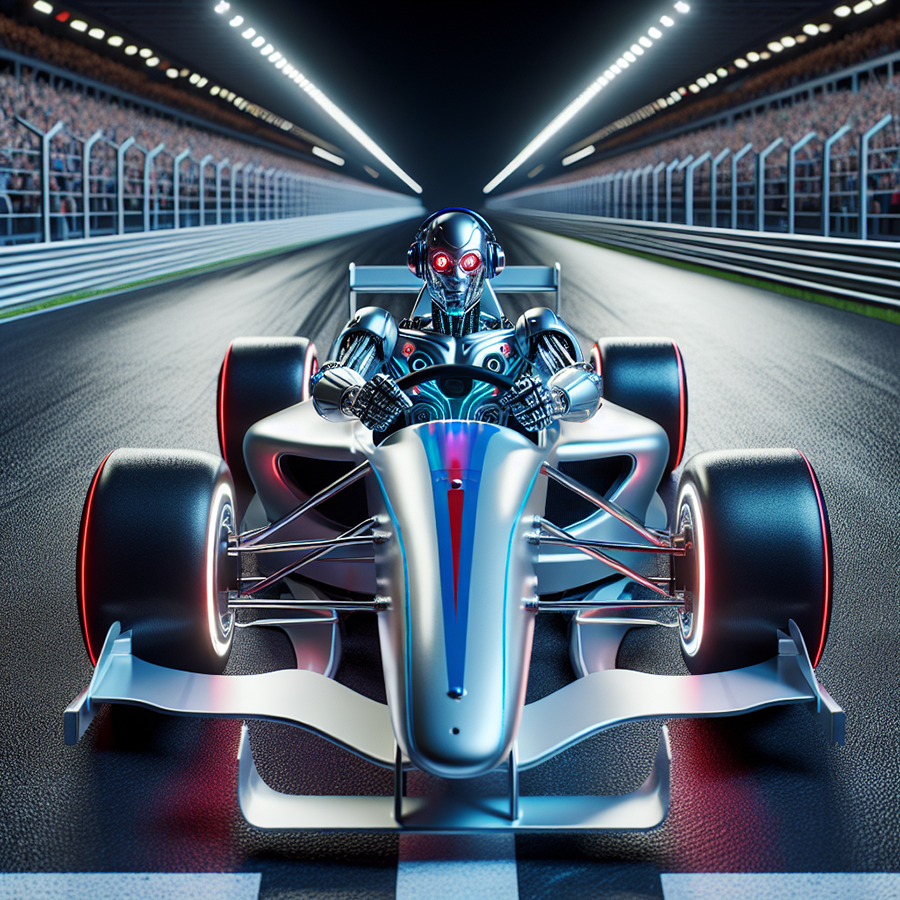 В Абу-Даби на трассе Формулы-1 состоялась первая в истории гонка беспилотных болидов